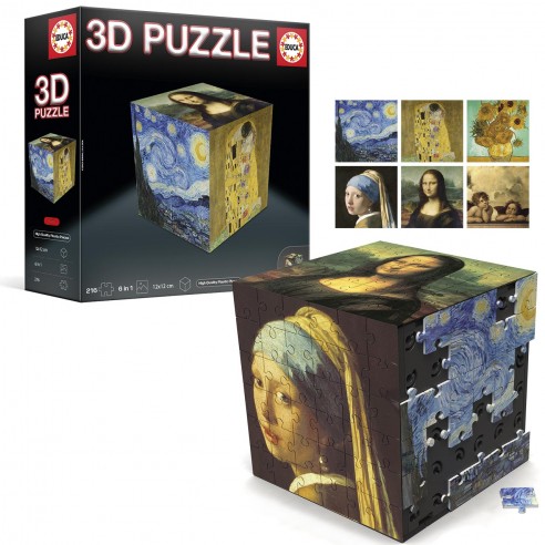 PUZZLE 3D CUBE ART 20123 EDUCA