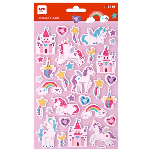 MAXI UNICORNS STICKERS R.19598 APLI