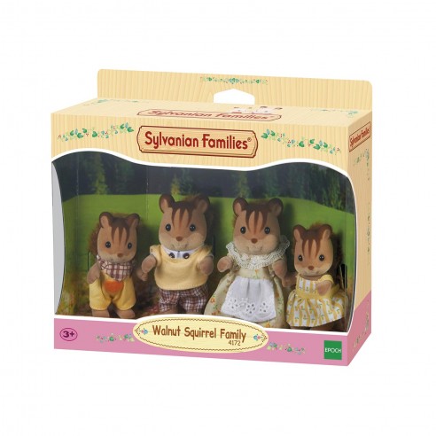 WALNUT SQUIRREL FAMILY 4172 SYLVANIAN