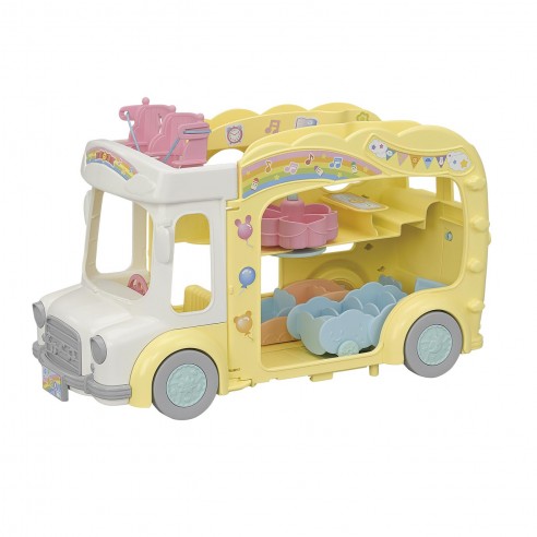 NURSERY RAINBOW BUS 5744 SYLVANIAN...