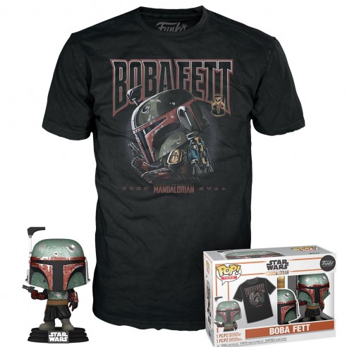 FUNKO POP & TEE BOBA FEET -STAR WARS-...