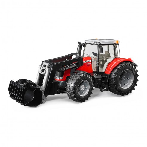 MASSEY FERGUSON 7624 CON PALA FRONTAL...