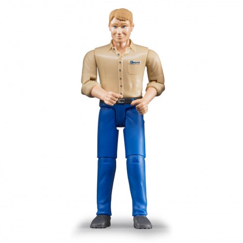 FIGURE MAN WITH JEANS PANTS 60006 BRUDER