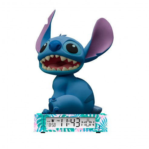 LAMPARA 3D DESPERTADOR+ FECHA STITCH...