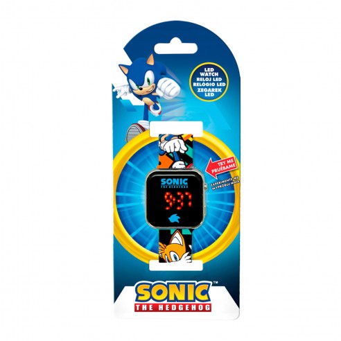 SONIC LED WATCH SNC4228M KIDS LICENSING