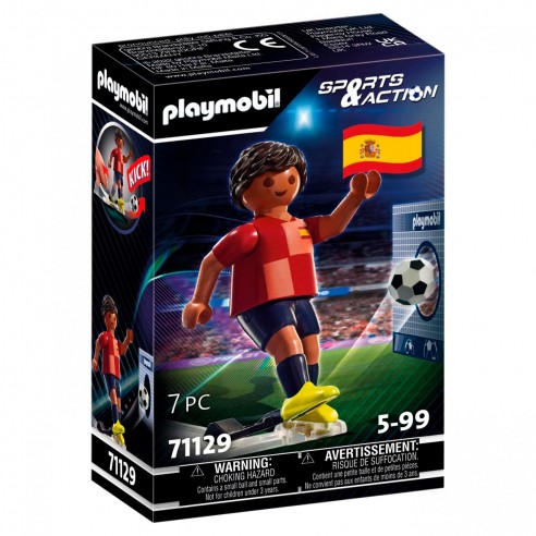 JUGADOR DE FÚTBOL ESPAÑA 71129 PLAYMOBIL