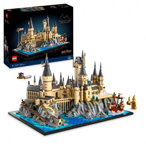 CASTILLO Y TERRENOS DE HOGWARTS LEGO...