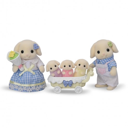 FAMILIA CONEJO FLOR 5735 SYLVANIAN...