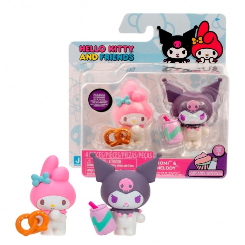 Pack 2 figures 5 cm assorted Hello Kitty