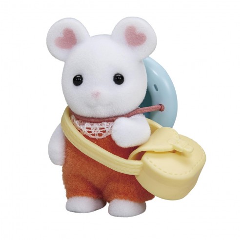 BABY MOUSE MARSHMALLOW 5408 SYLVANIAN...