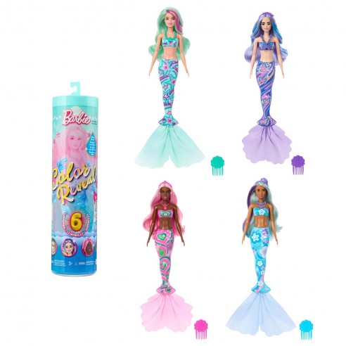 BARBIE DOLLS COLOR REVEAL MERMAIDS...