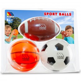 SET 3 SPORT BALLS 24723 MOLTO 2