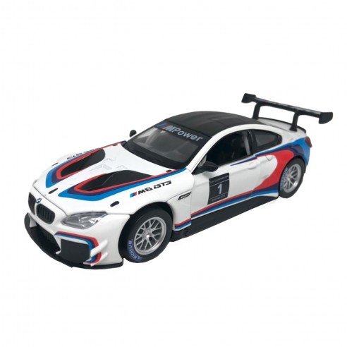 1:32 BMW M6 GT3 PULLBACK WHITE