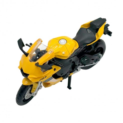 1:18 YAMAHA YZF-R1 PULLBACK YELLOW