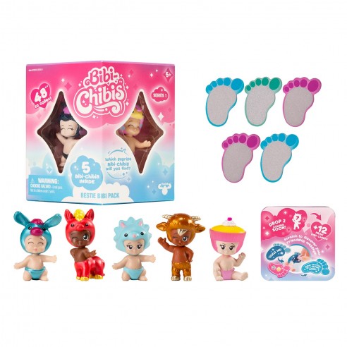 Pack 5 figuras Bibi Chibis