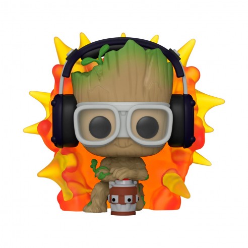 FUNKO POP FIGURE GROOT WITH DETONATOR...