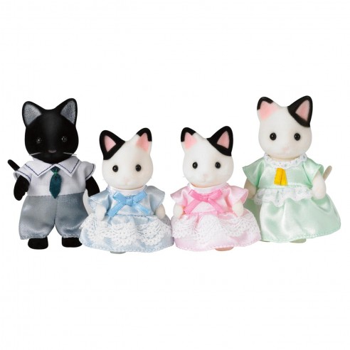 FAMILIA GATO TUXEDO 5181 SYLVANIAN...