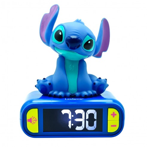 RELOJ DESPERTADOR DISNEY STITCH...