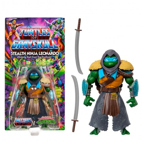 FIGURA MOTU STEALTH NINJA LEONARDO...