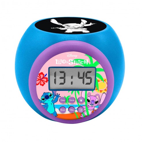 RELOJ DESPERTADOR DISNEY STITCH...