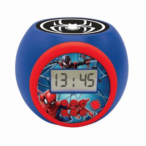 ALARM CLOCK W/PROJECTOR SPIDERMAN...