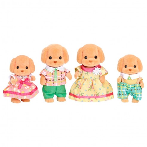 POODLE DOGS FAMILY 5259 SYLVANIAN...