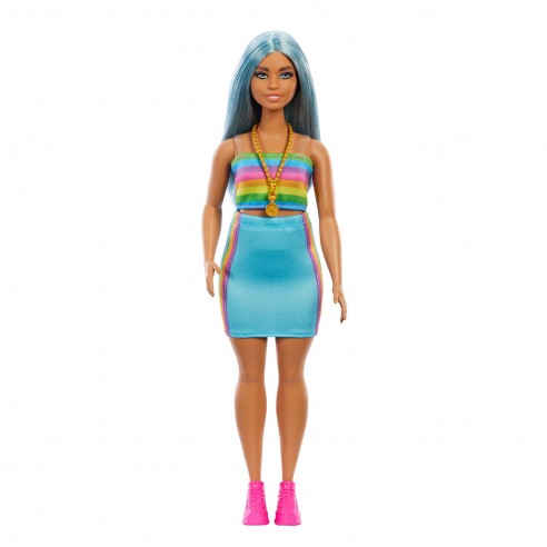 BARBIE FASHIONISTA DOLL RAINBOW TOP...