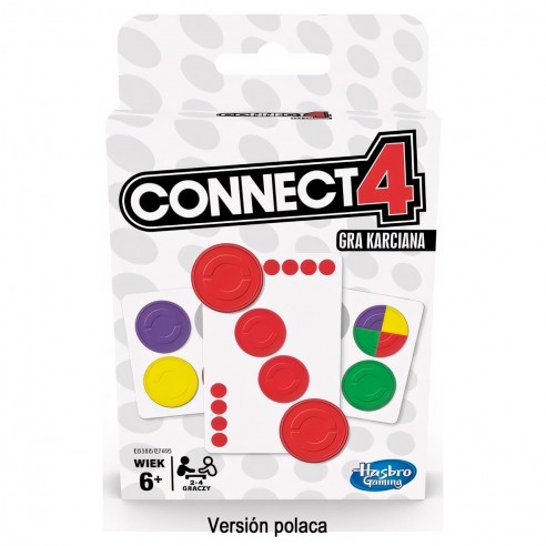 CARD GAME CONNECT 4 IN POLISH E8388...