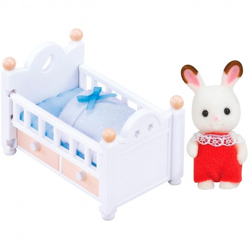 CHOCOLATE BABY BUNNY SET 5017 SYLVANIAN