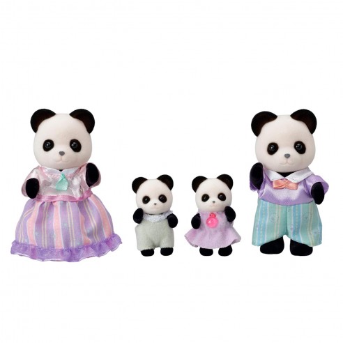 PANDA POOKIE FAMILY 5529 SYLVANIAN...