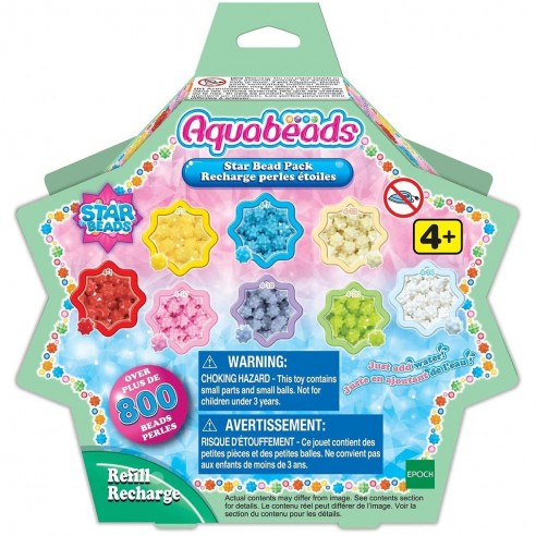 PACK OF STAR BEADS 31603 AQUABEADS