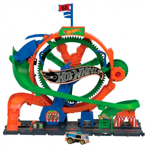 HOT WHEELS WHEEL OF FORTUNE TRACK...