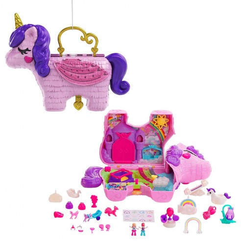 POLLY POCKET POLLY UNICORN PARTY CASE...
