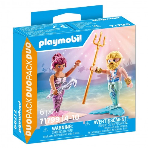 PLAYMOBIL MERMAID AND TRITON DUO PACK...