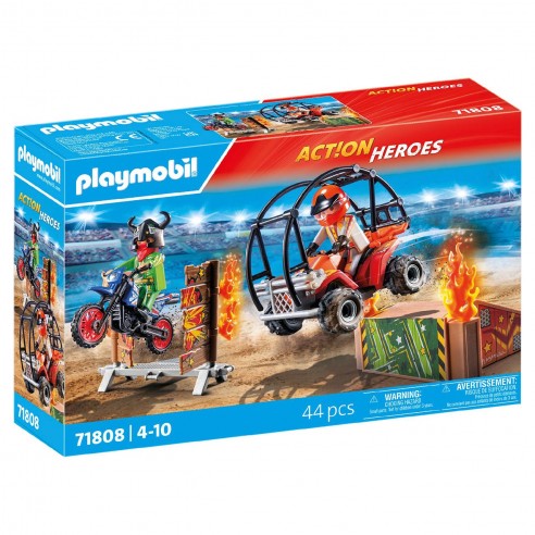 STUNT SHOW PROMO PACKS 71808 PLAYMOBIL