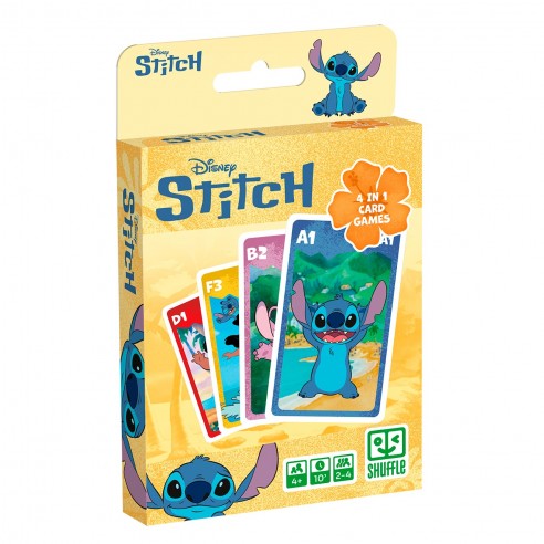 JUEGO DE CARTAS 4 EN 1 STITCH...