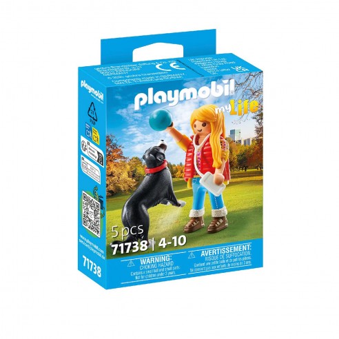 WOMAN WITH MOUNTAIN DOG 71738 PLAYMOBIL