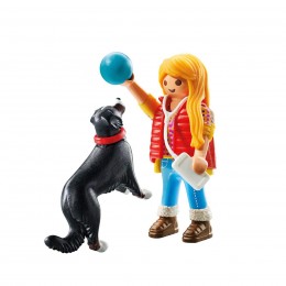 WOMAN WITH MOUNTAIN DOG... 2