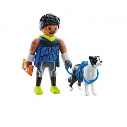 RUNNER WITH BORDER COLLIE... 2