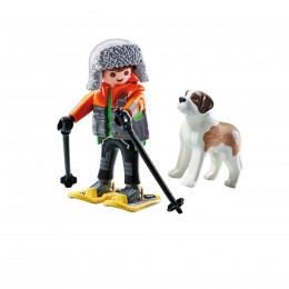 HIKER WITH SAINT BERNARD... 2