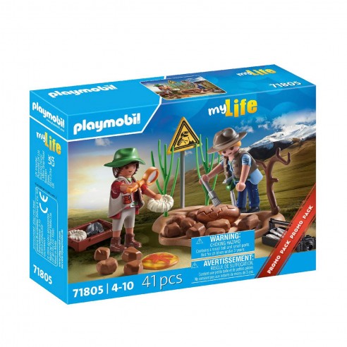 PLAYMOBIL PALEONTOLOGICAL EXCAVATION...