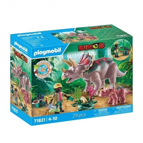 TRICERATOPUS FAMILY 71821 PLAYMOBIL...