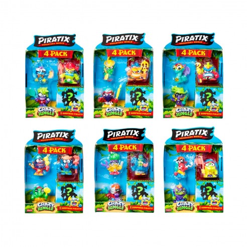 PIRATIX CRAZY JUNGLE FOUR PACK...