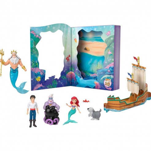 PACK 6 FIGURAS MINIS ARIEL LIBRO...