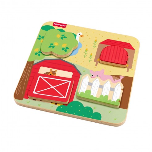 WOODEN FARM ANIMALS BOARD JCY33...