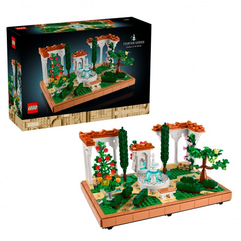 JARDÍN CON FUENTE LEGO ICONS 10359 LEGO