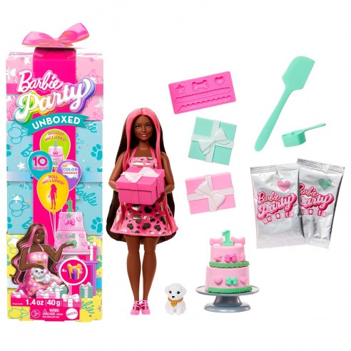 BARBIE PARTY REVEAL RED DOLL JFG71...
