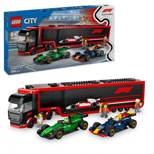 F1 TRUCK WITH F1 RB20 AND AMR24...