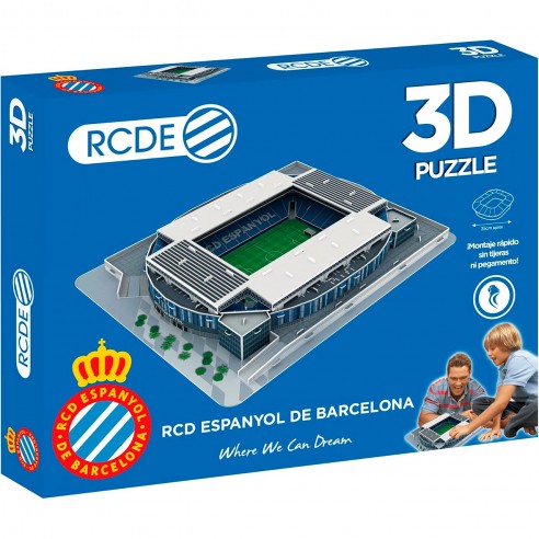 PUZZLE ESTADIO 3D RCDE ESPAÑOL 63478...