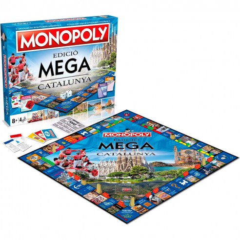 MONOPOLY MEGA CATALUÑA B6602 ELEVEN...